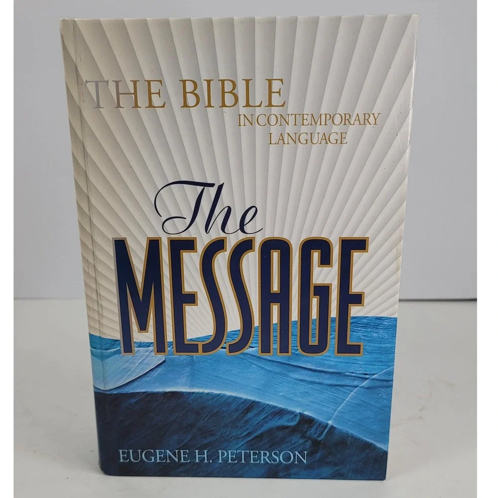 The Message Bible in Contemporary Language Eugene Peterson Hardcover NavPress